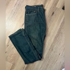 Men’s Levi’s 511 dark wash jeans